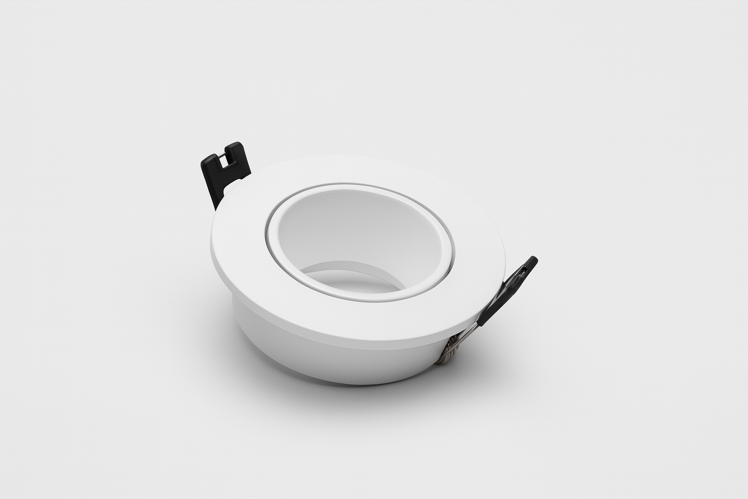 Round Deep recessed MR16 base spotlight