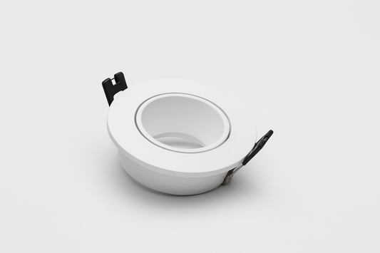 Round Deep recessed MR16 base spotlight