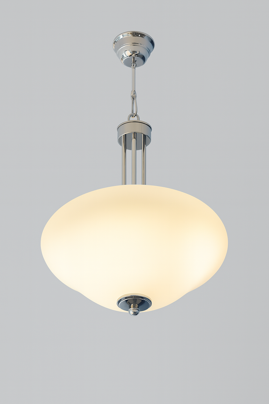 Suspended light fixture with E27 base lamp