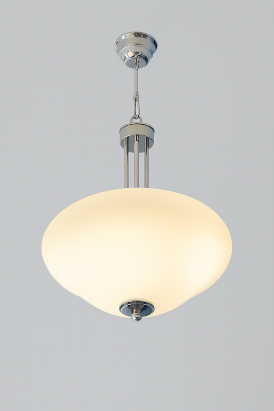 Suspended light fixture with E27 base lamp