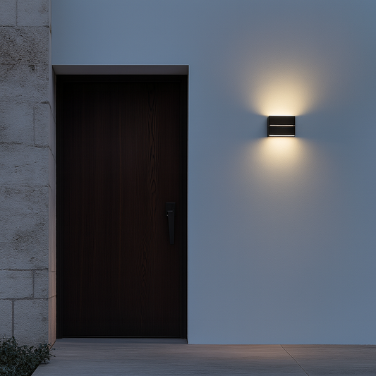 Mounted wall light fixture application image