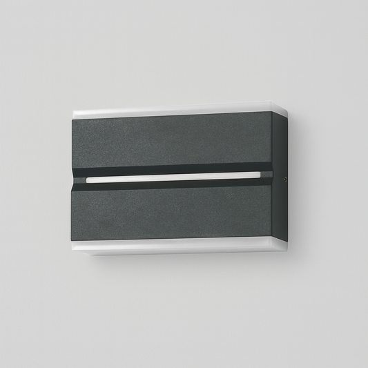 Modern wall-mounted light fixture with COB/SMD base lamp