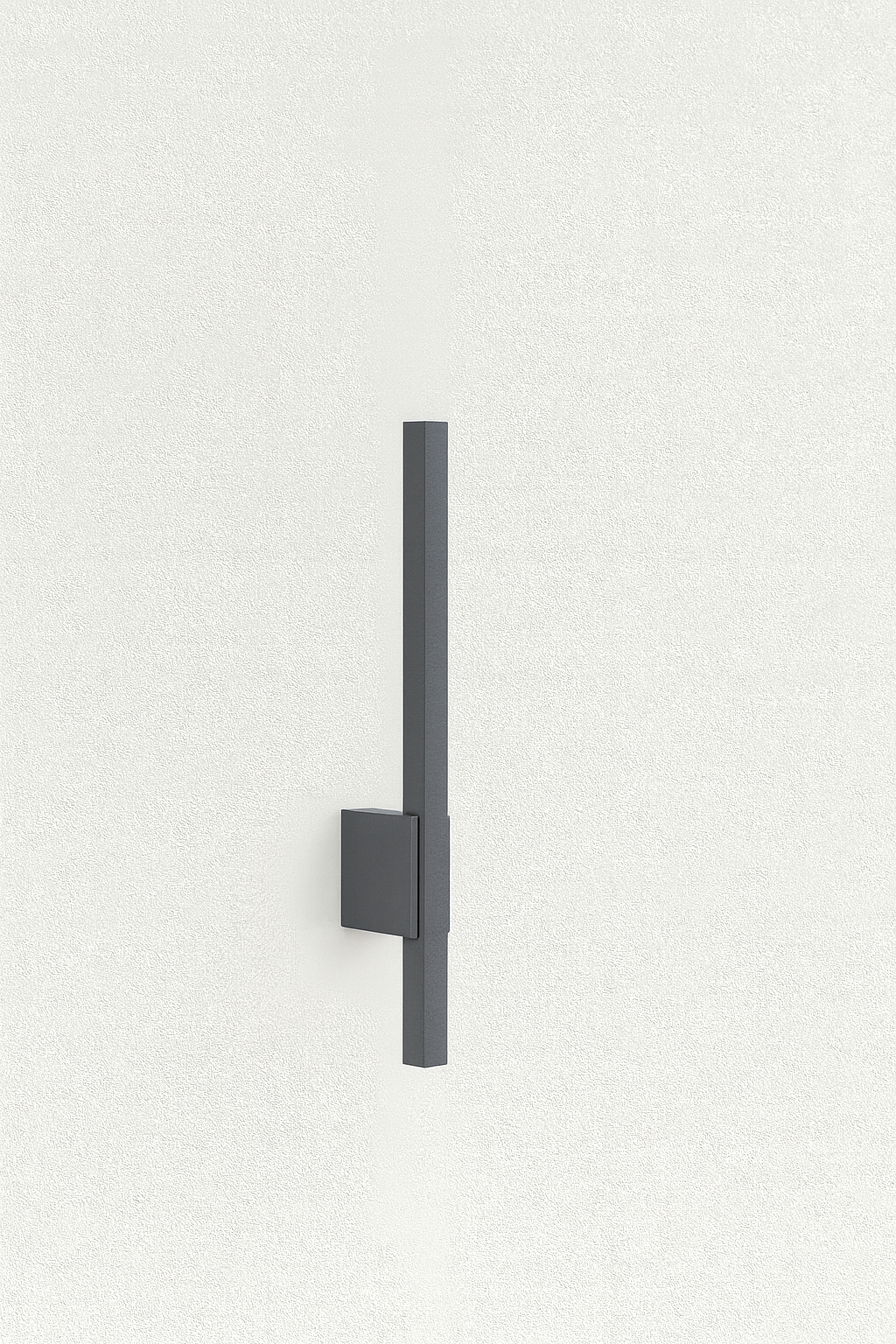 Modern wall-mounted light fixture with COB/SMD base lamp