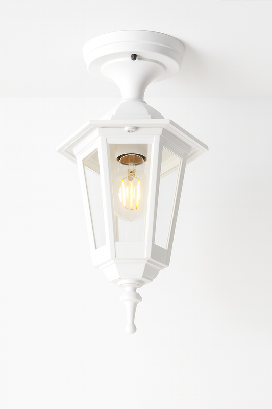 Ceiling light with E27 base lamp