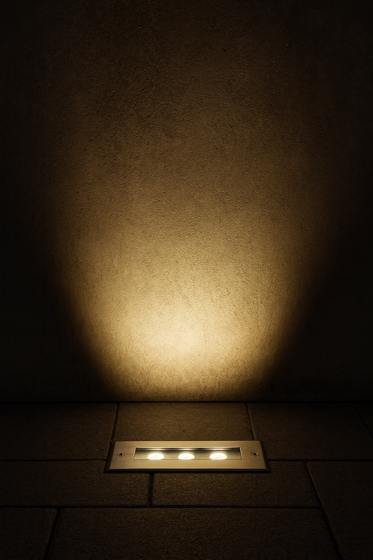 Application image of the inground wall washer