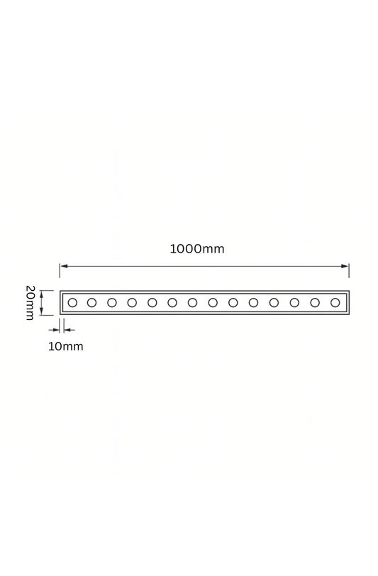 Measurement chart with dimensions labeled on a white background