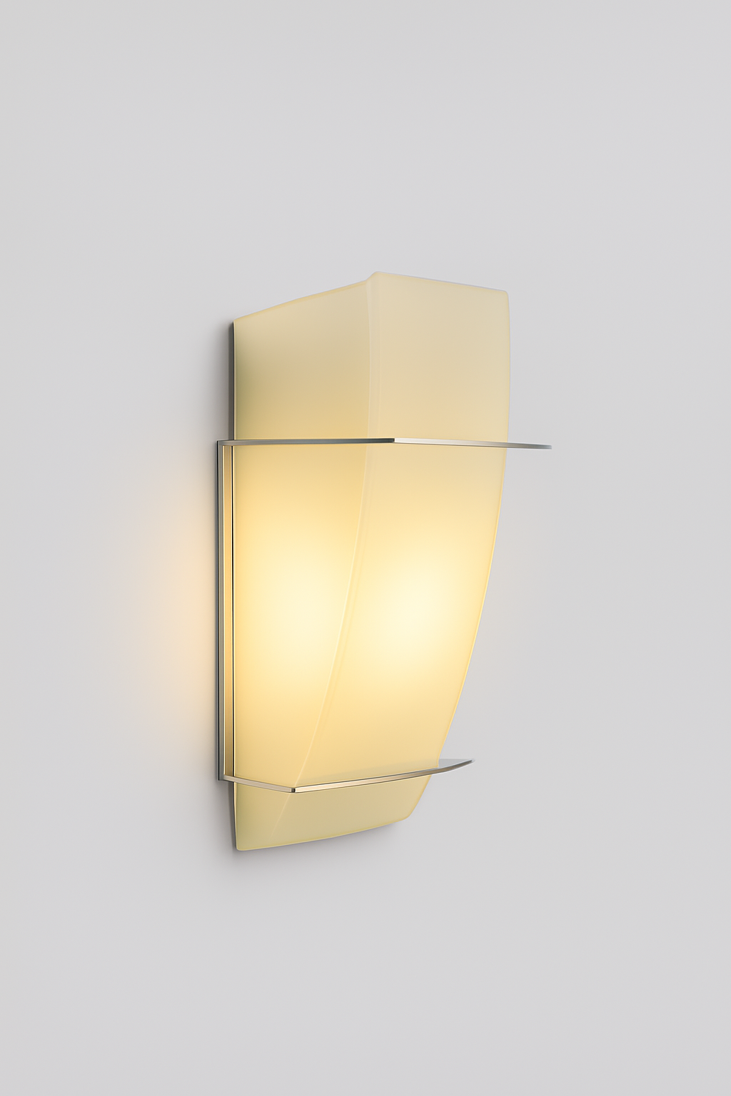 Wall-mounted light fixture with PL Lamp