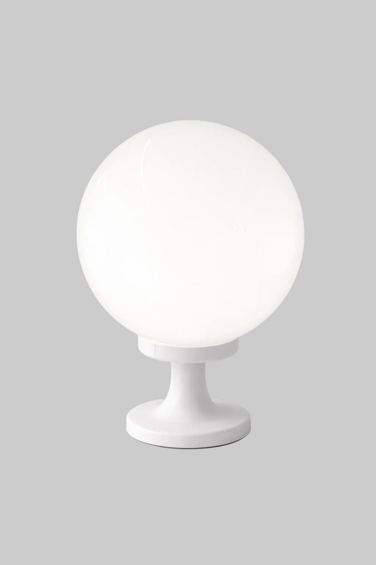 White Top wall globe light