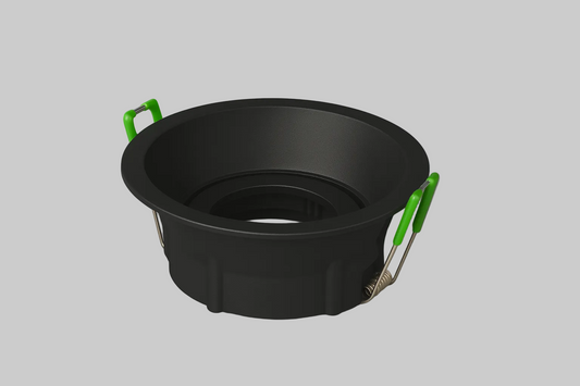Recessed MR16 base spotlight frame