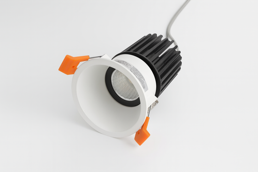 Ceiling recessed spot light with COB LED base lamp