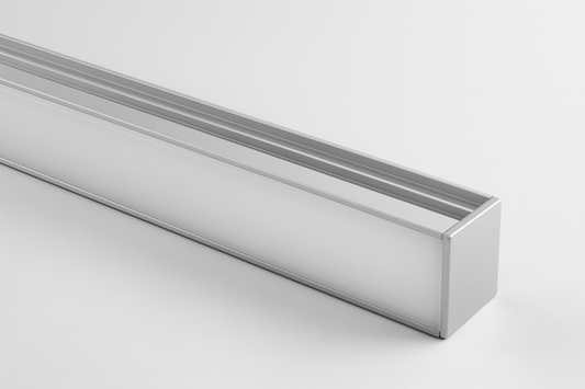 Mounted aluminum profile with COB/SMD base lamp