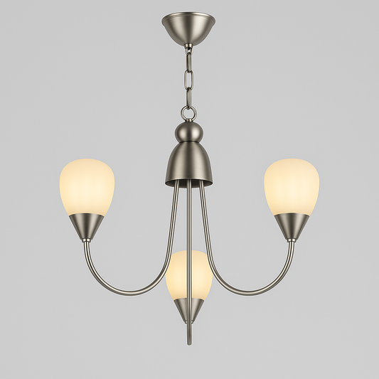 Suspended decorative light with E14 base lamp