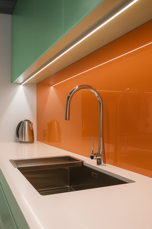Application image for the square aluminium profile