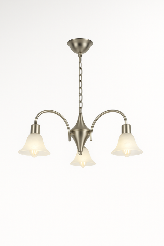 Suspended light fixture with E27 base lamp