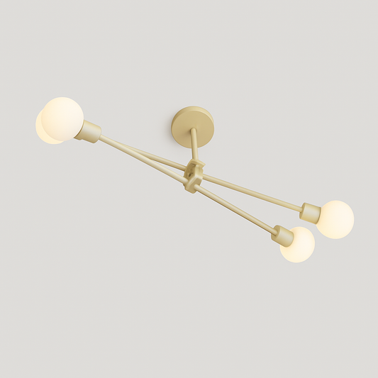 Suspended decorative light with G9 base lamp