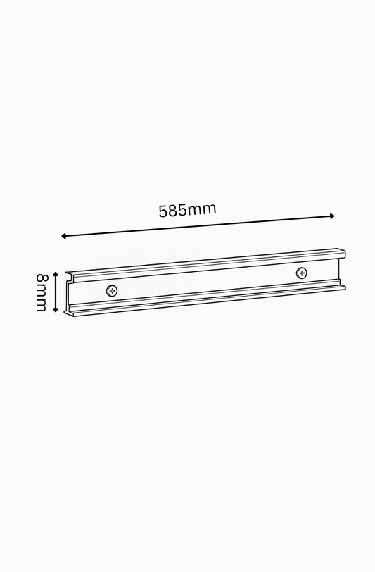 Measurement chart with dimensions labeled on a white background