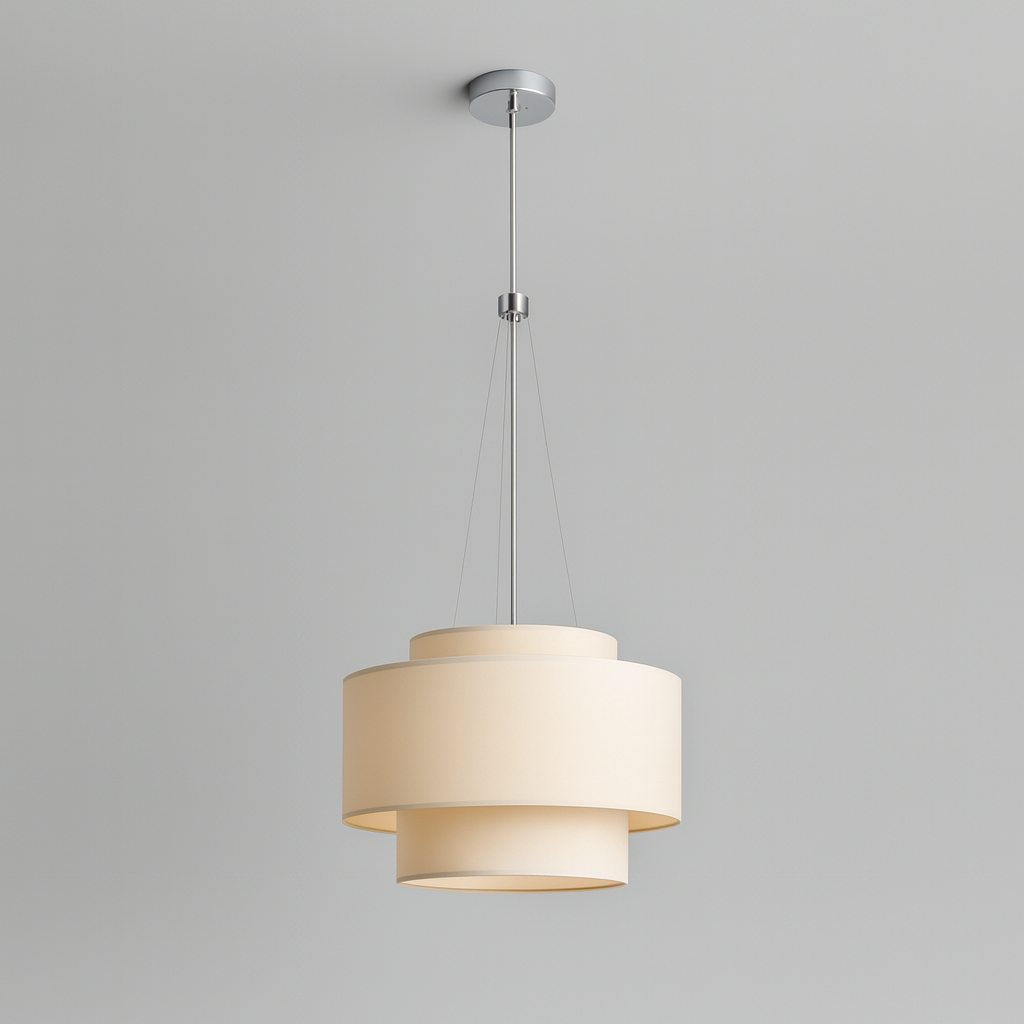 Suspended light fixture with E27 Base lamp
