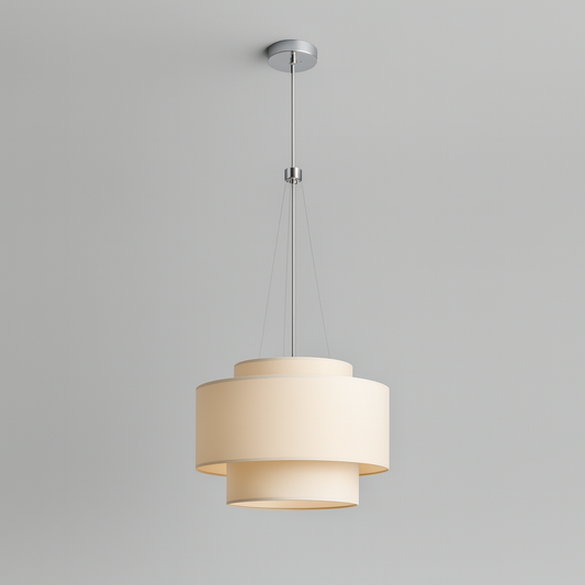 Suspended light fixture with E27 Base lamp
