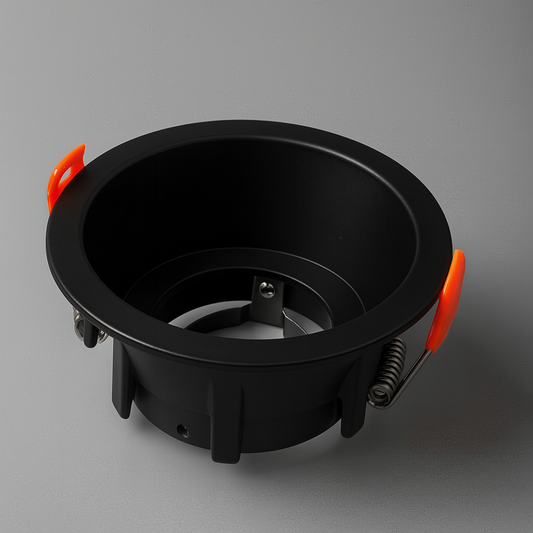 Round recessed MR16 base spotlight