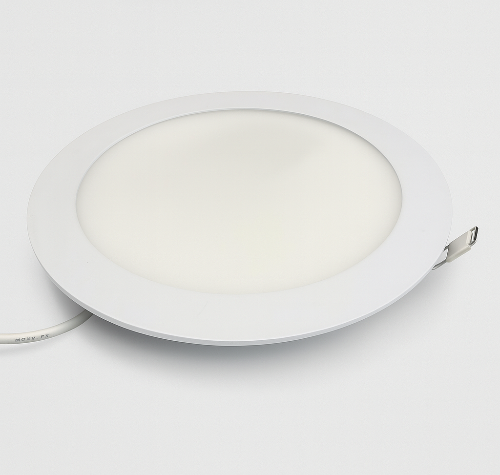 White round recessed LED downlight
