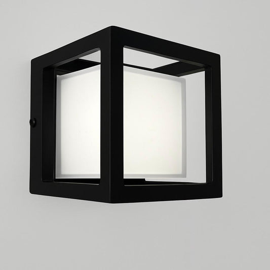 Black square wall light fixture COB/SMD base lamp