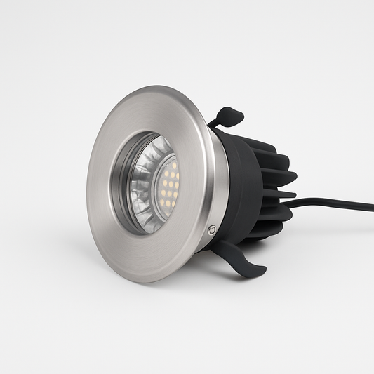 LED Recessed spotlight fixture with COB/SMD base lamp