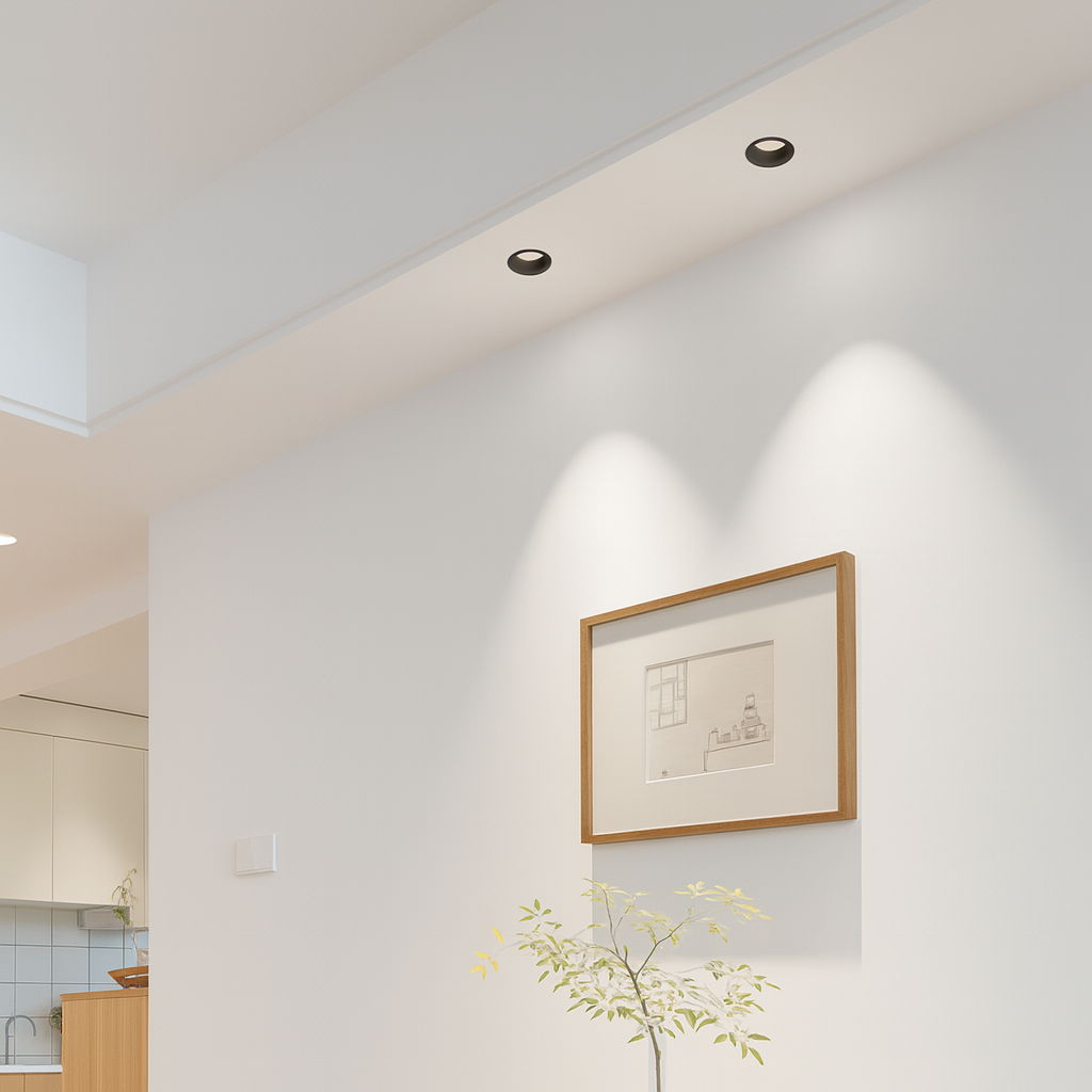 Application image for the recessed spotlight frame 