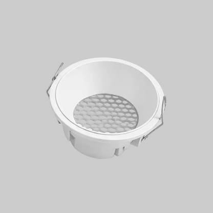 White round recessed spotlight frame 