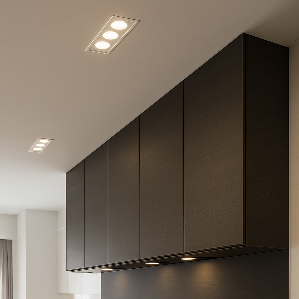 Application image  for the square frame spot light 