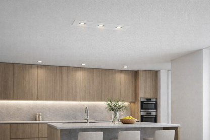 Application image of the triple recessed spotlight frame 