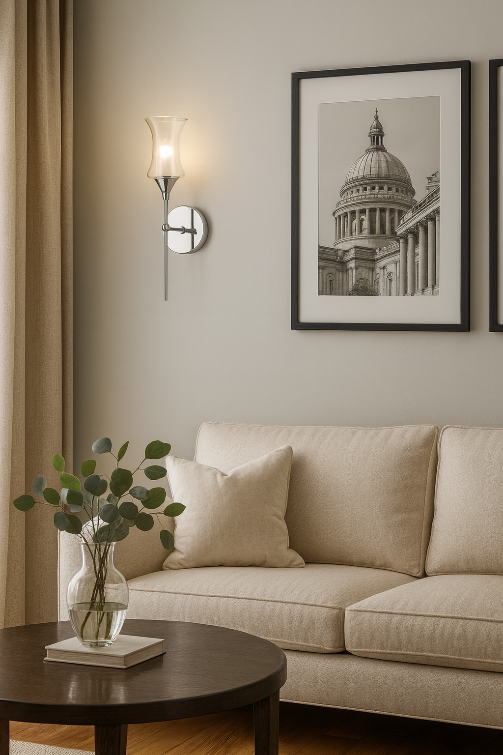 Application image of the wall light 1645/A1C