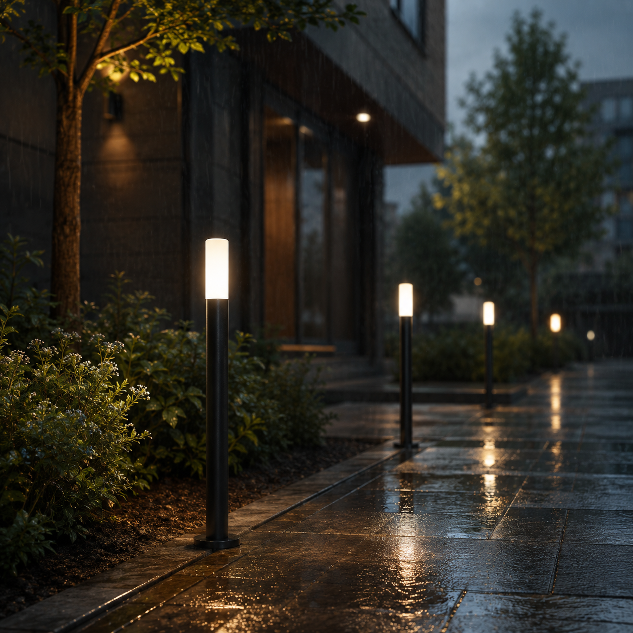 Application image for the bollard light 