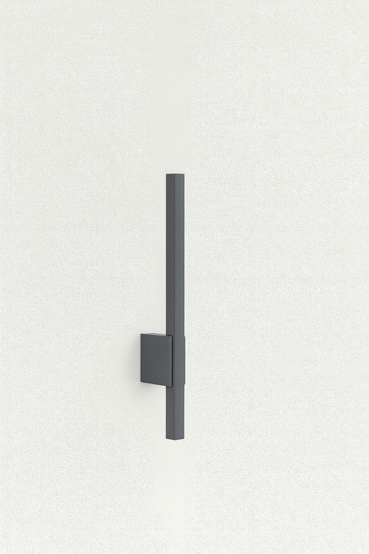 Modern wall-mounted light fixture with COB/SMD base lamp