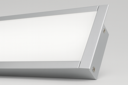 Recessed aluminium profile with COB/SMD base lamp