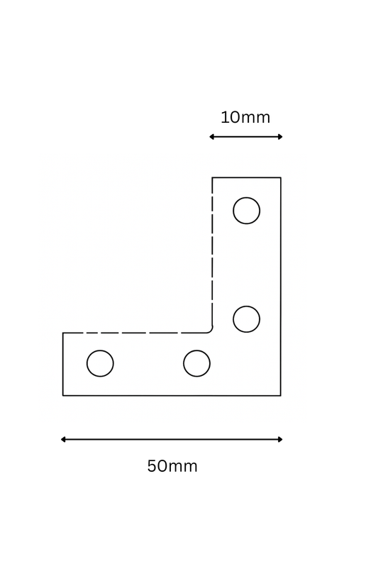 Technical drawing of a mechanical component with dimensions labeled