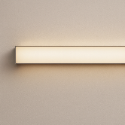 Mounted aluminium profile with SMD base lamp