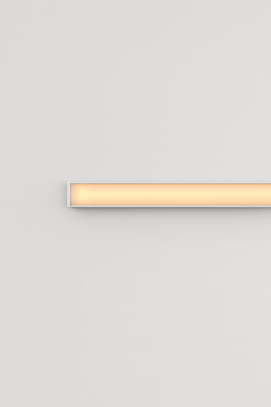 Mounted aluminium profile with COB/SMD base lamp