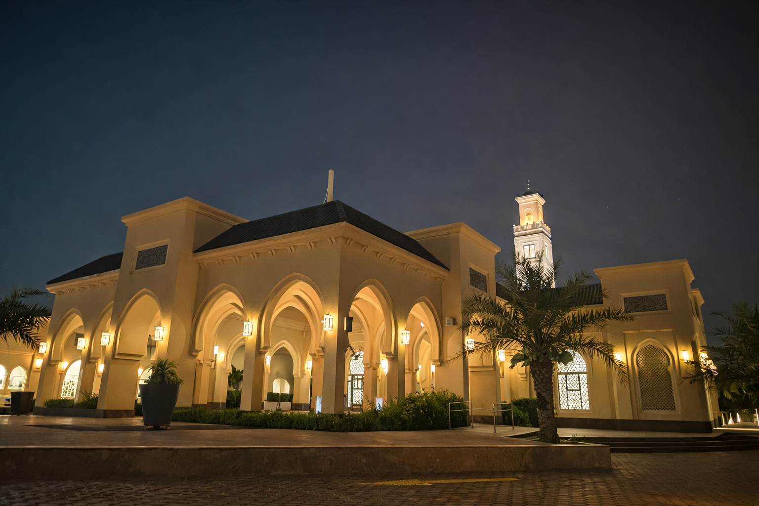 Abdulla Alshiraw Mosque Lighting Project in Sharjah, UAE