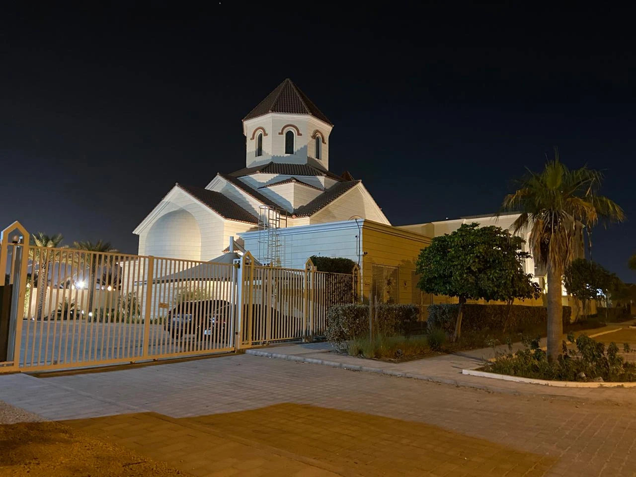 Abu_dhabi_armenian_church Lighting Project in Abu Dhabi UAE
