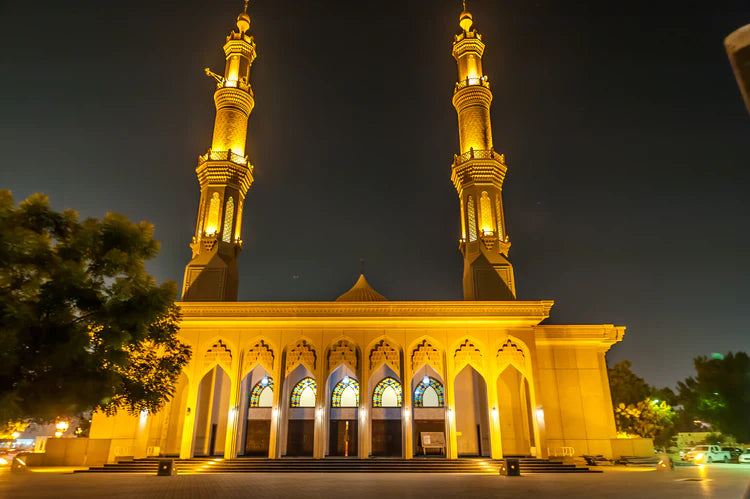 Ahmad Bin Hanbal Mosque Lighting Project in Sharjah UAE