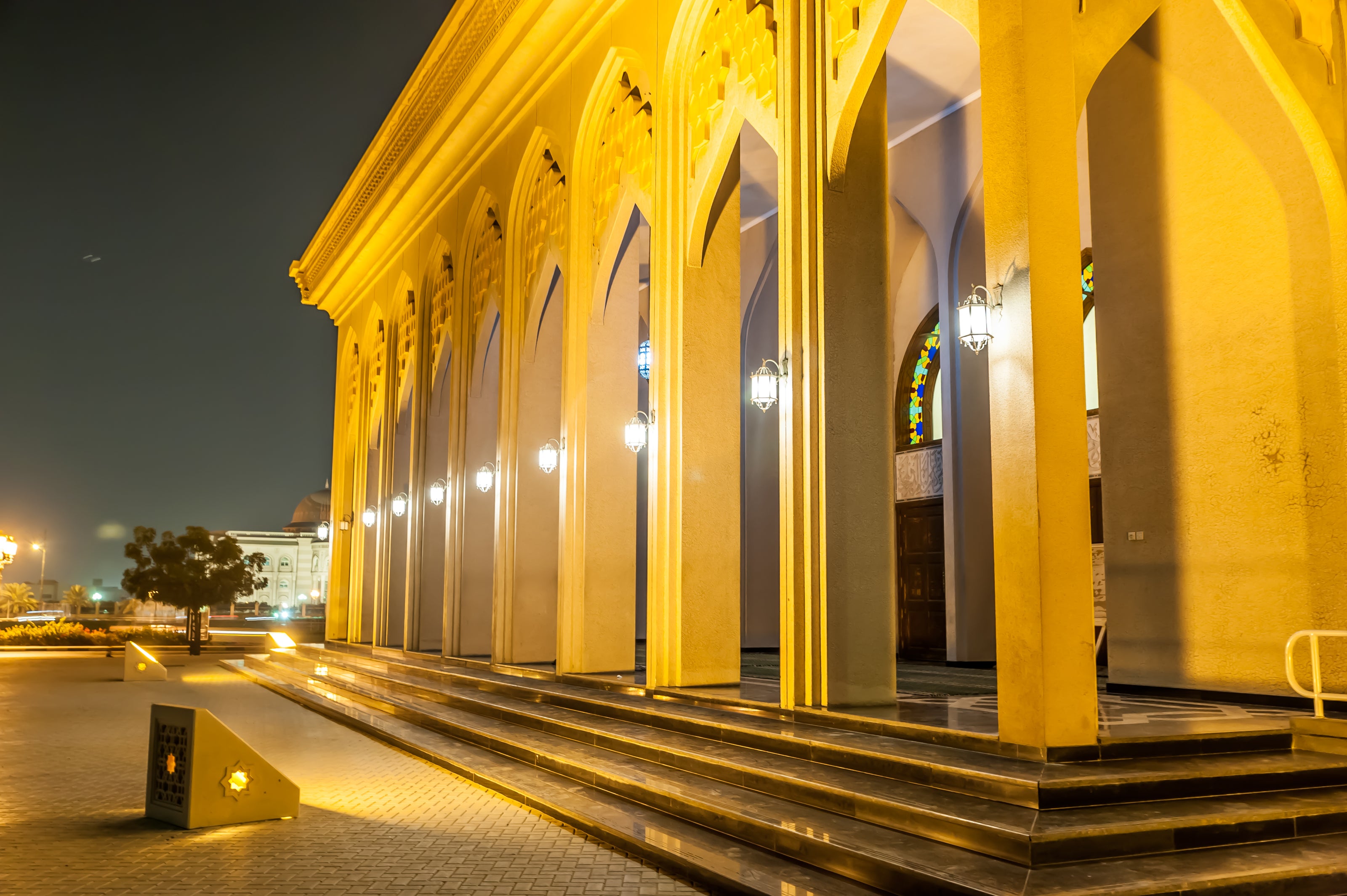 Ahmad Bin Hanbal Mosque Lighting Project in Sharjah UAE