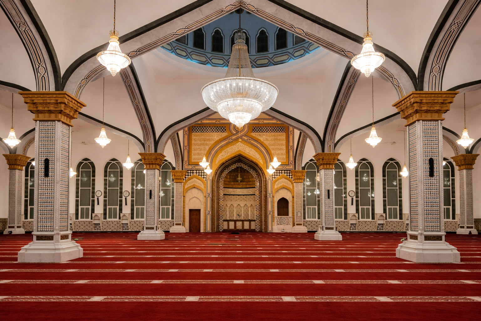 Ahmad Bin Hanbal Mosque Lighting Project in Sharjah UAE