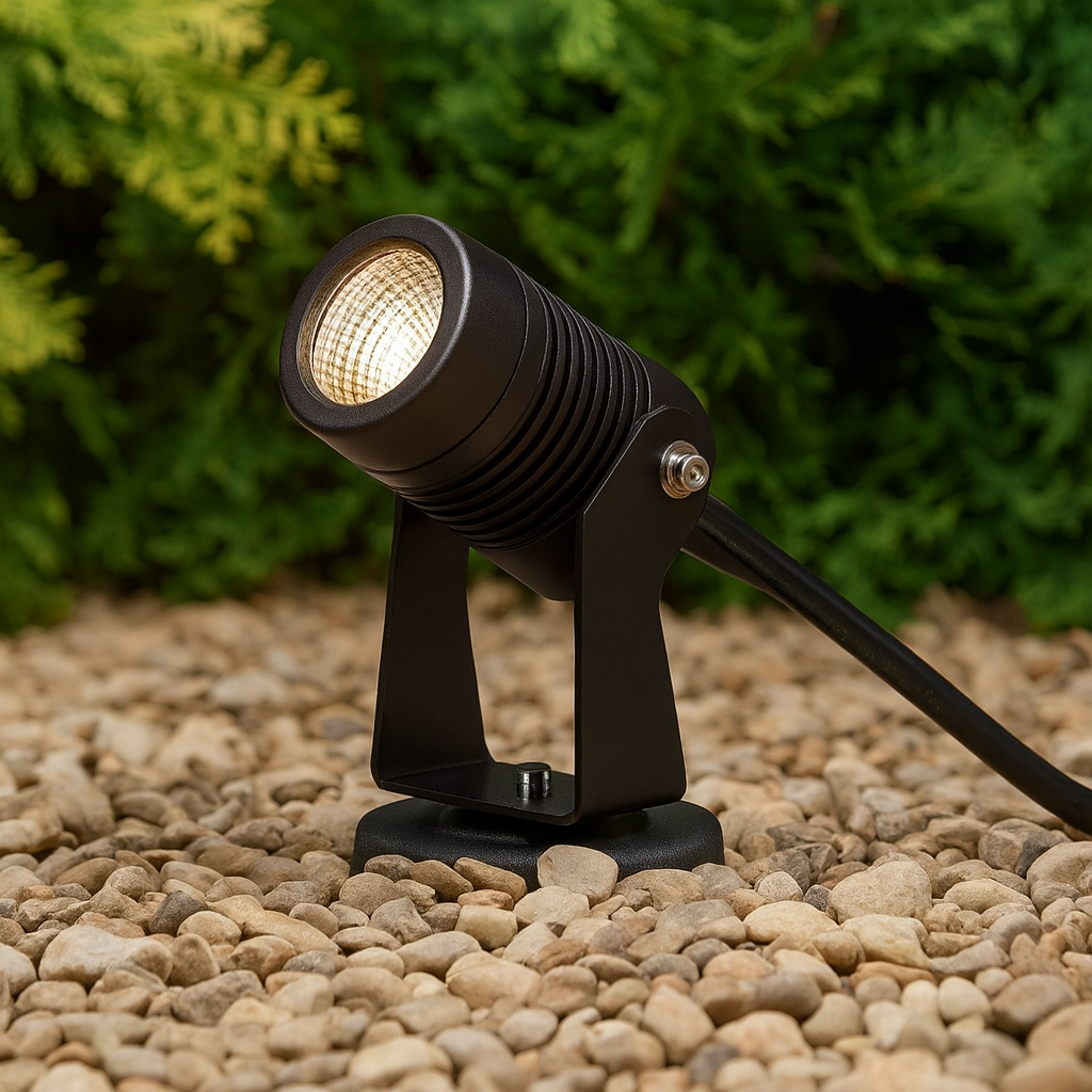 Floor mounted spot light 