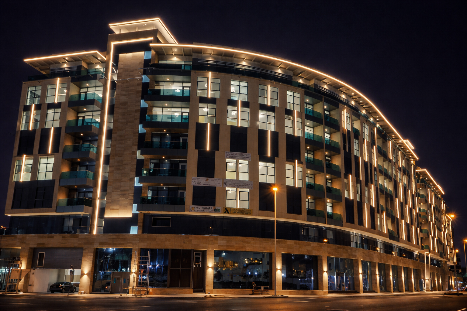 Airport view building at Dubai UAE 