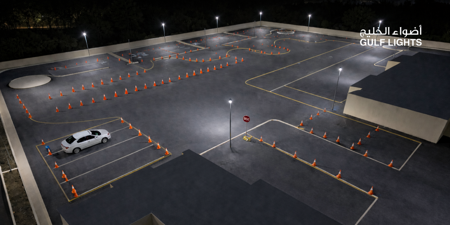 Al Dhaid Driving Institute Lighting Design at Sharjah, UAE