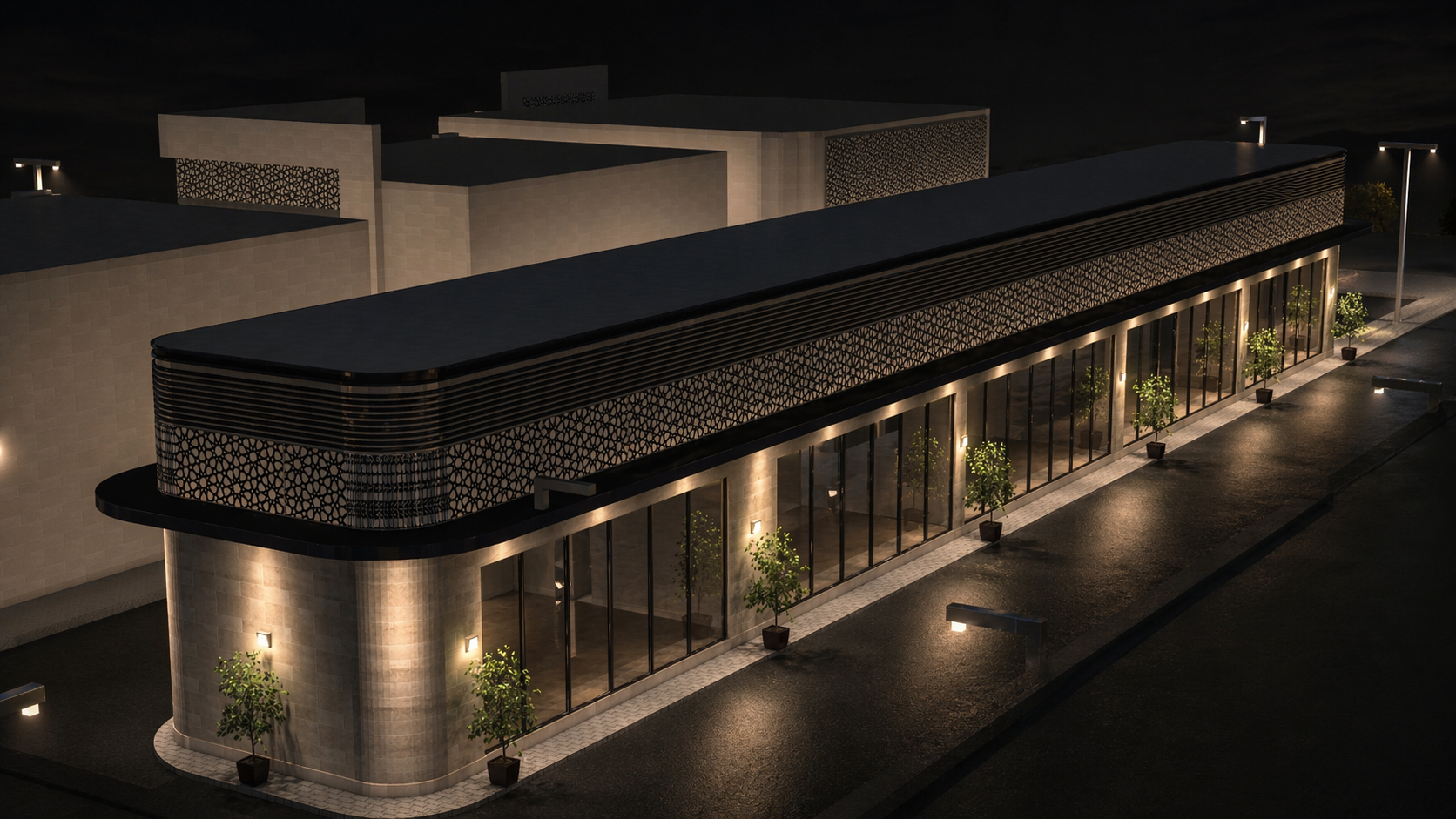 Al Soor Showroom Complex Lighting at Sharjah UAE