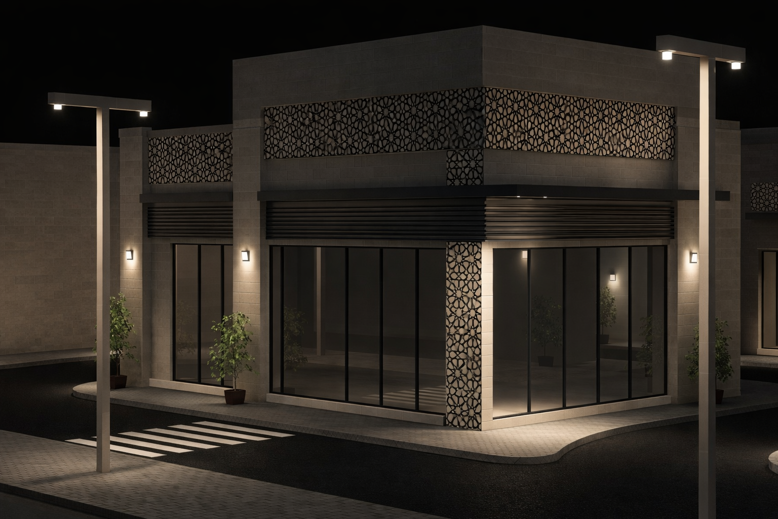 Al Soor Showroom Complex Lighting at Sharjah UAE