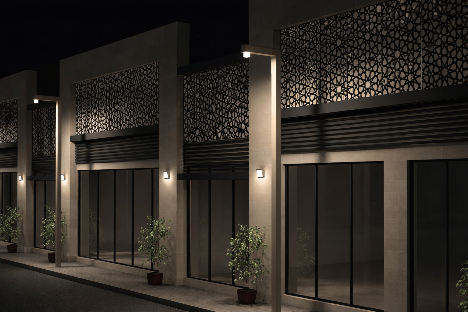 Al Soor Showroom Complex Lighting at 