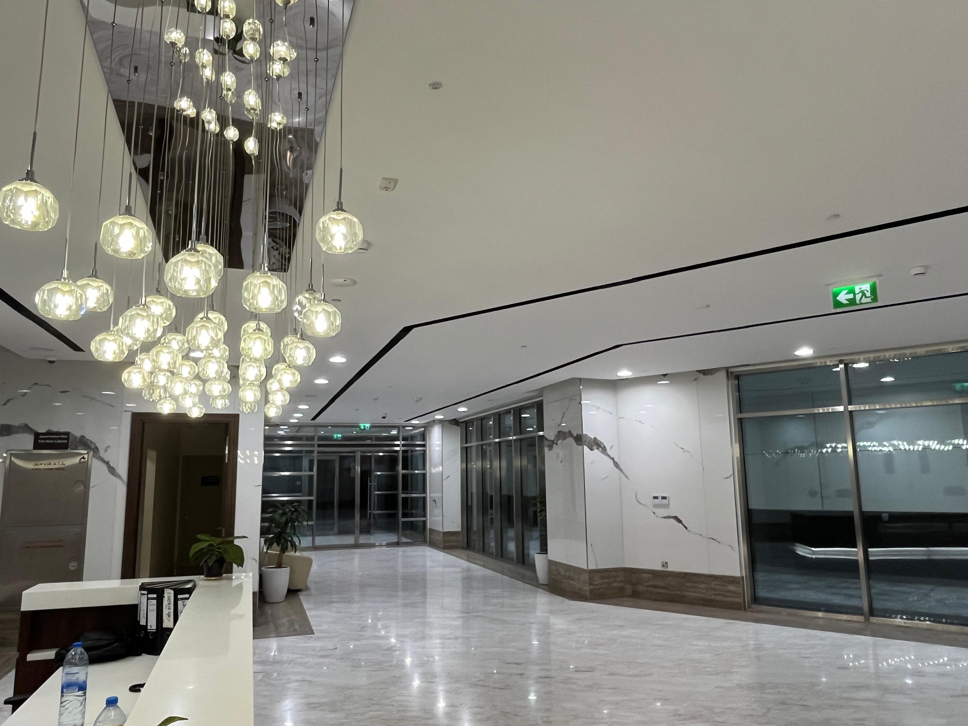 Al naboodah buiding lighting at Dubai, UAE