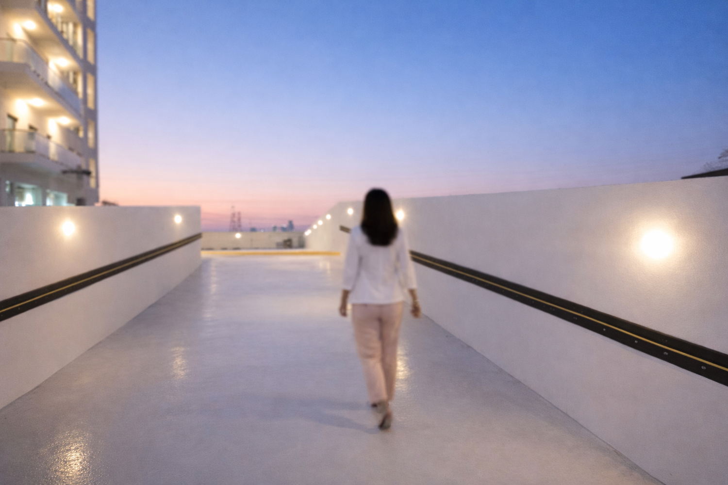 Al nad building lighting at Dubai, UAE